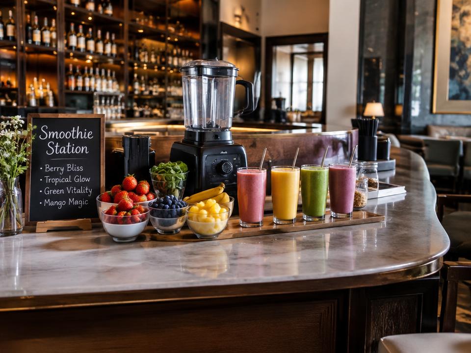 Mini-corner Smoosix dans un établissement : Restaurant